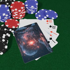 Fractured Universe Poker Playing Cards, Unique Space Theme, Perfect for Game Night, Collectors, Gifts, Home Decor, Poker Night, Game Night