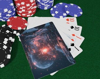 Fractured Universe Poker Playing Cards, Unique Space Theme, Perfect for Game Night, Collectors, Gifts, Home Decor, Poker Night, Game Night