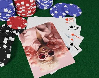 High Fashion Poker Playing Cards Set - Chic Vintage Vibe, Game Night Essential, Unique Gift for Card Lovers, Collectible Decks, Home Décor