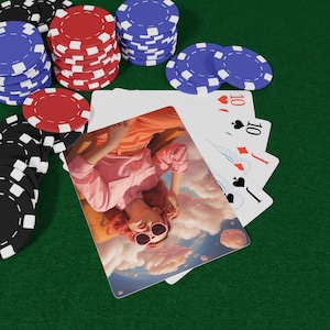 The Weekend-pokerspeelkaartenset, retro game-avonddecor, uniek cadeau voor gamers, casinoavondbenodigdheden, leuke gezinsactiviteit