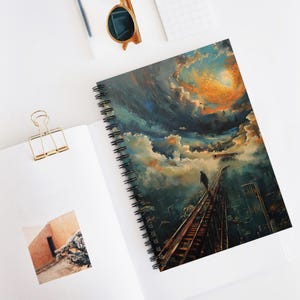 Incredible Journey Spiral Notebook - Ruled Line, Artistic Journal, Gift for Students, Creative Writing, Unique Note-taking, Fun Sketchbook