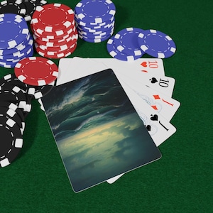 Infinite Oceans Poker Playing Cards Set, Unique Deck for Game Night, Gifts for Poker Lovers, Custom Playing Cards, Home Decor, Collectible
