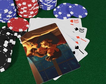 Cherished Moments Poker Playing Cards, Vintage Playing Card Deck, Unique Gift for Gamers, Family Game Night, Card Game Lovers, Poker Night