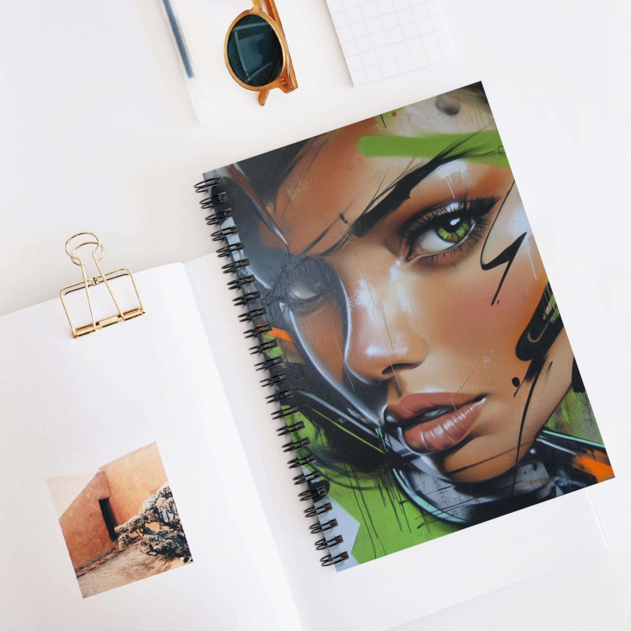 Urban Graffiti Spiral Notebook - Ruled Line | Graffiti Notebook for ...