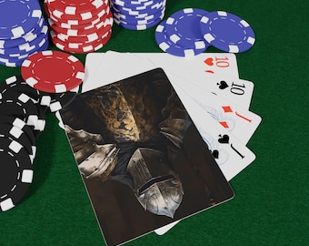 Stars Stripes Pattern Playing Cards Set, Unique Card Deck for Game