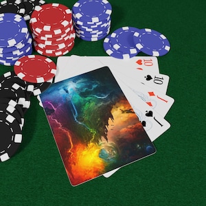 スペクトラム・オブ・フェイト ポーカートランプセット ファンタジーテーマのカードゲーム用デッキ ゲーマーへのユニークなギフト ボードゲームナイトの必需品