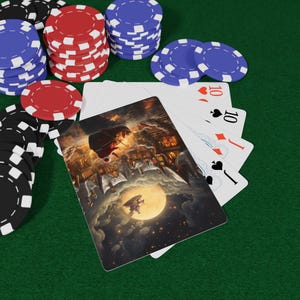 Kerstklassiekers pokerspeelkaarten - uniek ontwerp voor game-avonden, cadeau voor gamers, familiebijeenkomsten, casinofeesten, leuk interieur