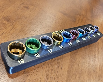 3/8 Drive Metric Socket Organizer