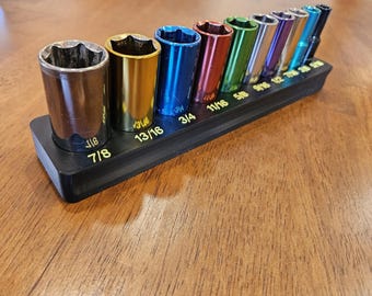 3/8 Drive Standard Socket Organizer