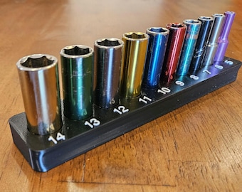 1/4 Drive Metric Socket Organizer