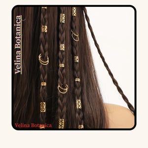 80 stuks dreadlock-haarkralen – Stijlvolle lichtmetalen haarmanchetten voor vlechten en lokken, haarsieradenaccessoires voor dames en meisjes