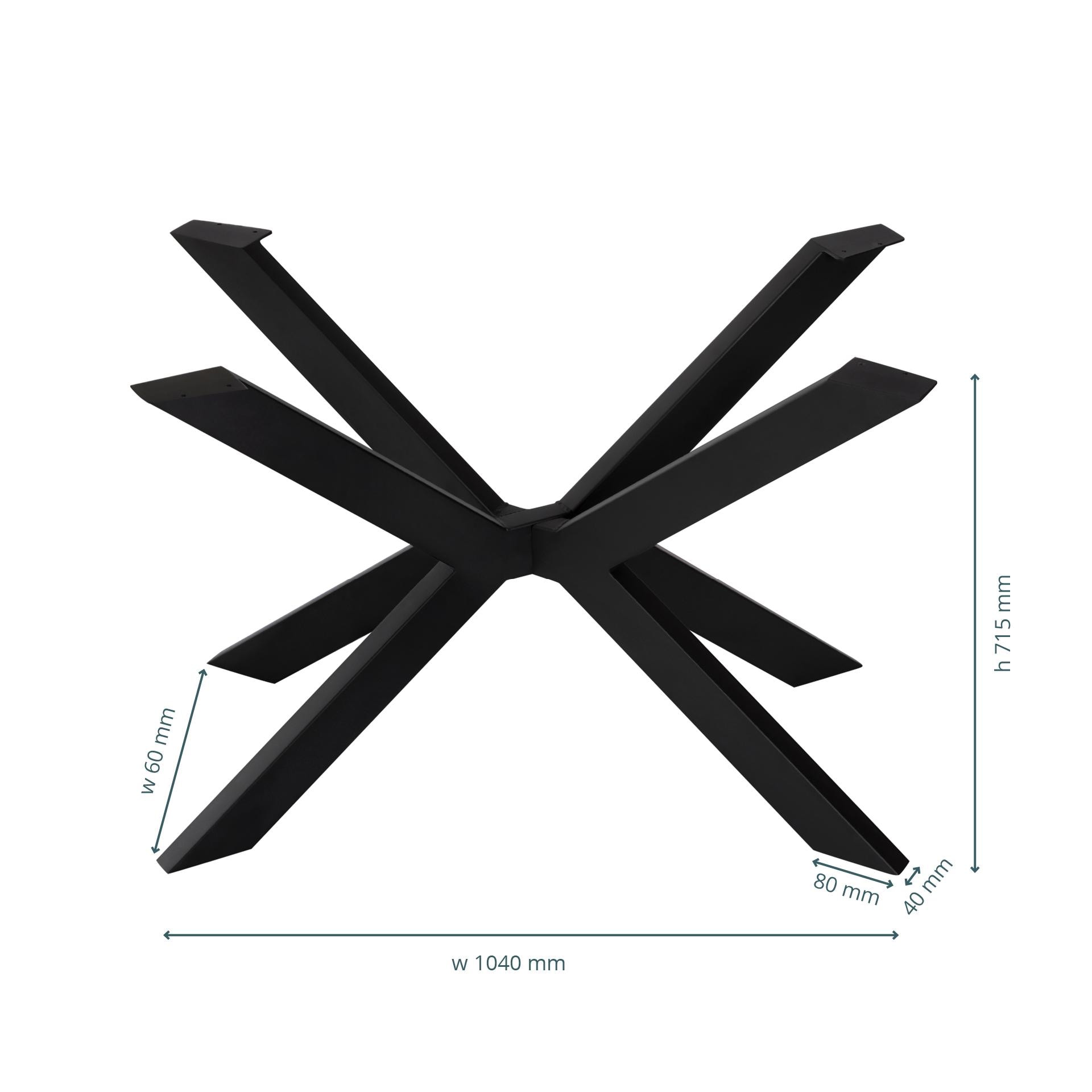 BRAVION Spider Table Legs, Table Base