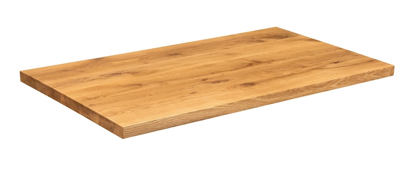 May include: A natural wood countertop with a light brown finish and a smooth surface. The countertop has a rustic look with visible grain patterns.