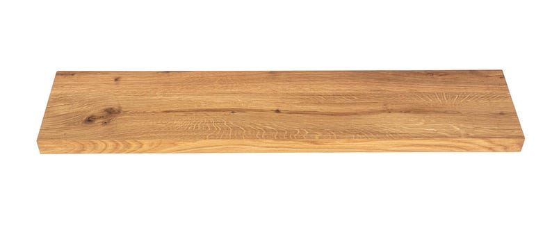 Puede incluir: Una estanter&iacute;a rectangular de madera maciza con acabado natural. La estanter&iacute;a es de madera marr&oacute;n claro con vetas y nudos visibles. Los bordes son limpios y cuadrados. Adecuada para decoraci&oacute;n y almacenamiento del hogar, mide unos 100 cm.