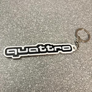 Audi quattro keychain