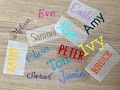 Custom Name Vinyl Decals | Personalized Sticker for Tumbler, Laptop | Gift for Her | Name Decal Sticker for Car Window or Glass