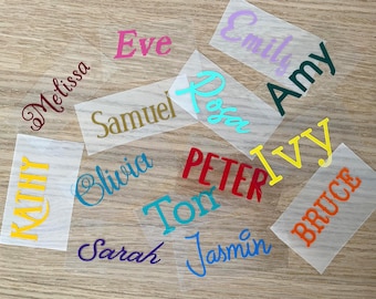 Custom Name Vinyl Decals | Personalized Sticker for Tumbler, Laptop | Gift for Her | Name Decal Sticker for Car Window or Glass