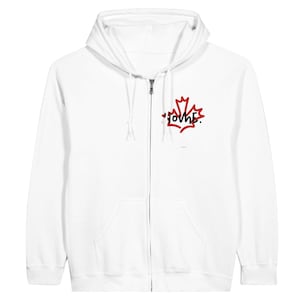 Canada Home Zip Hoodie - Umweltfreundliches Ahornblatt-Logo - Stylischer und bequemer Reißverschluss für Männer und Frauen