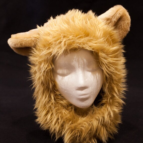 Lion Hat Adult Costume Animal Hat Etsy