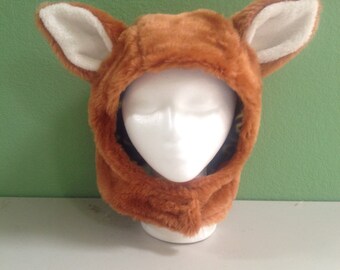 Fox Hat, Adult Fox Costume, Animal Hat, Red Fox, Fox Ears