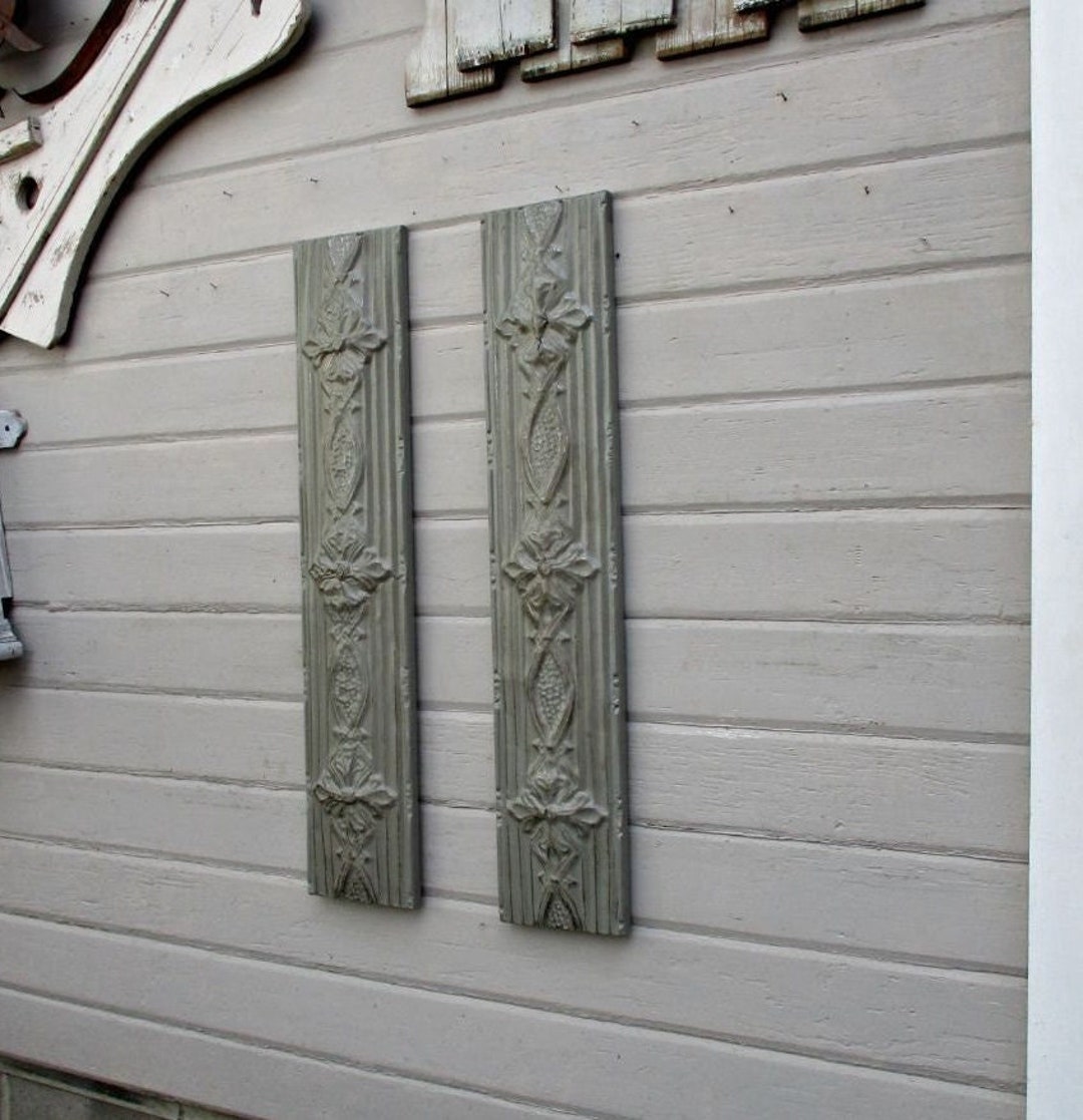 Old Tin Ceiling Tiles 36 X 7 Antique Etsy