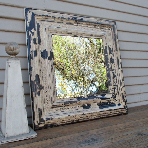 Primitive Mirror Etsy