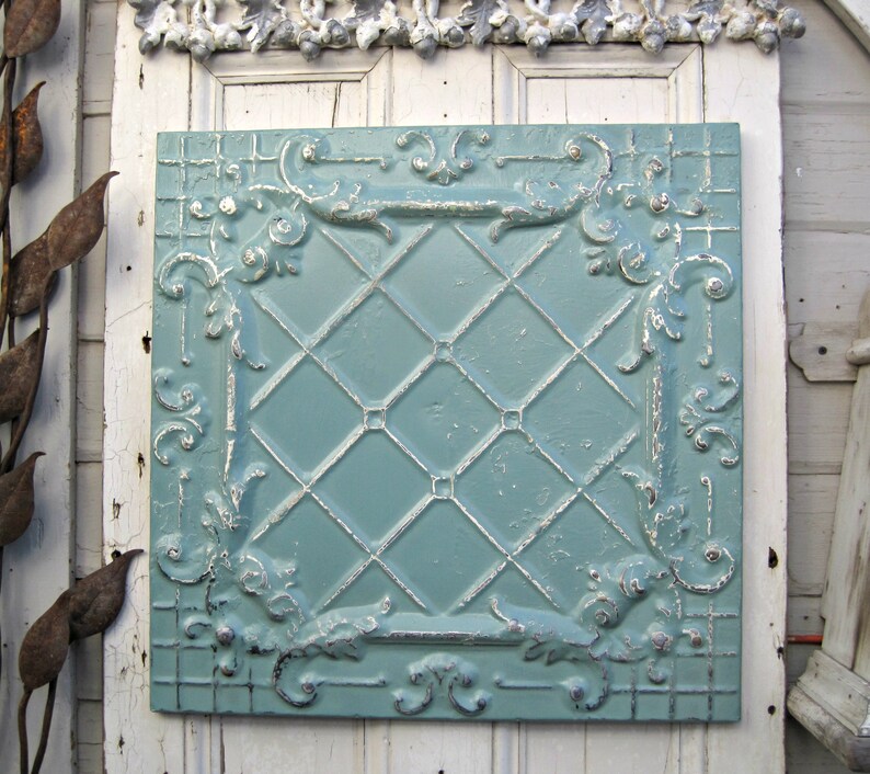 Old Ceiling Tile 24 Vintage Architectural Salvage Wall Etsy