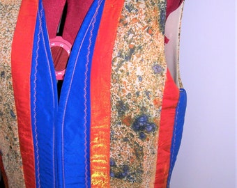 Blauw gemarmerd hemd