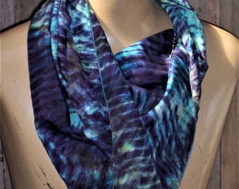 Paarse Arashi-textielkunst