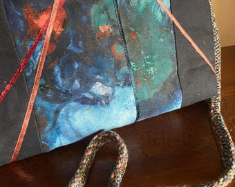 Gemarmerde schoudertas