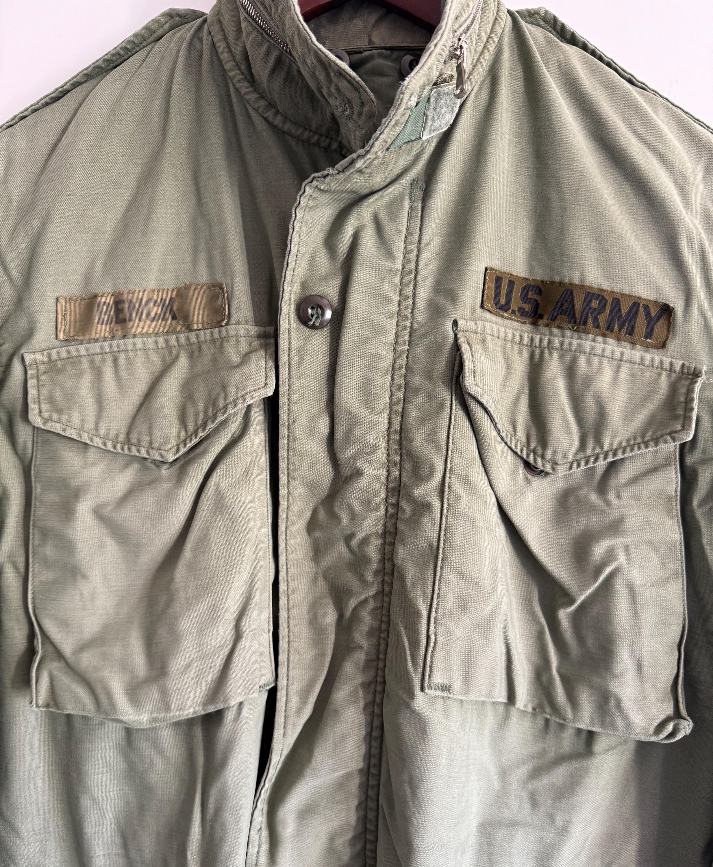 M-65 Field Jacket US Army, Size S, Original Vintage, Made in USA