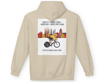 Tour de France Cyclist Barcelona Stage 1 2026 Skyline Hoodie
