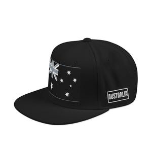 Australia Flag Australia Day January 26 Snapback | Embroidered Aussie Flag Cap