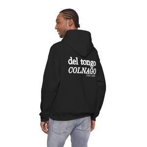 Felpa con cappuccio vintage Del Tongo Colnago Cycling Fan degli anni '80 / Streetwear retrò immagine 7