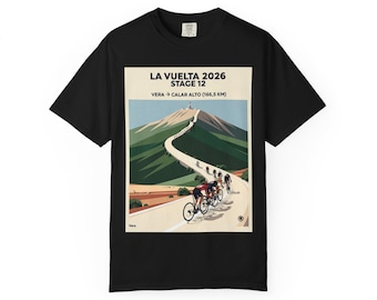 Stage 12 Vera to Calar Alto 166.5km La Vuelta 2026 Cycling Poster T-shirt