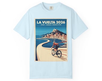 Stage 1 Monaco to Monaco 9km Cycling Tee