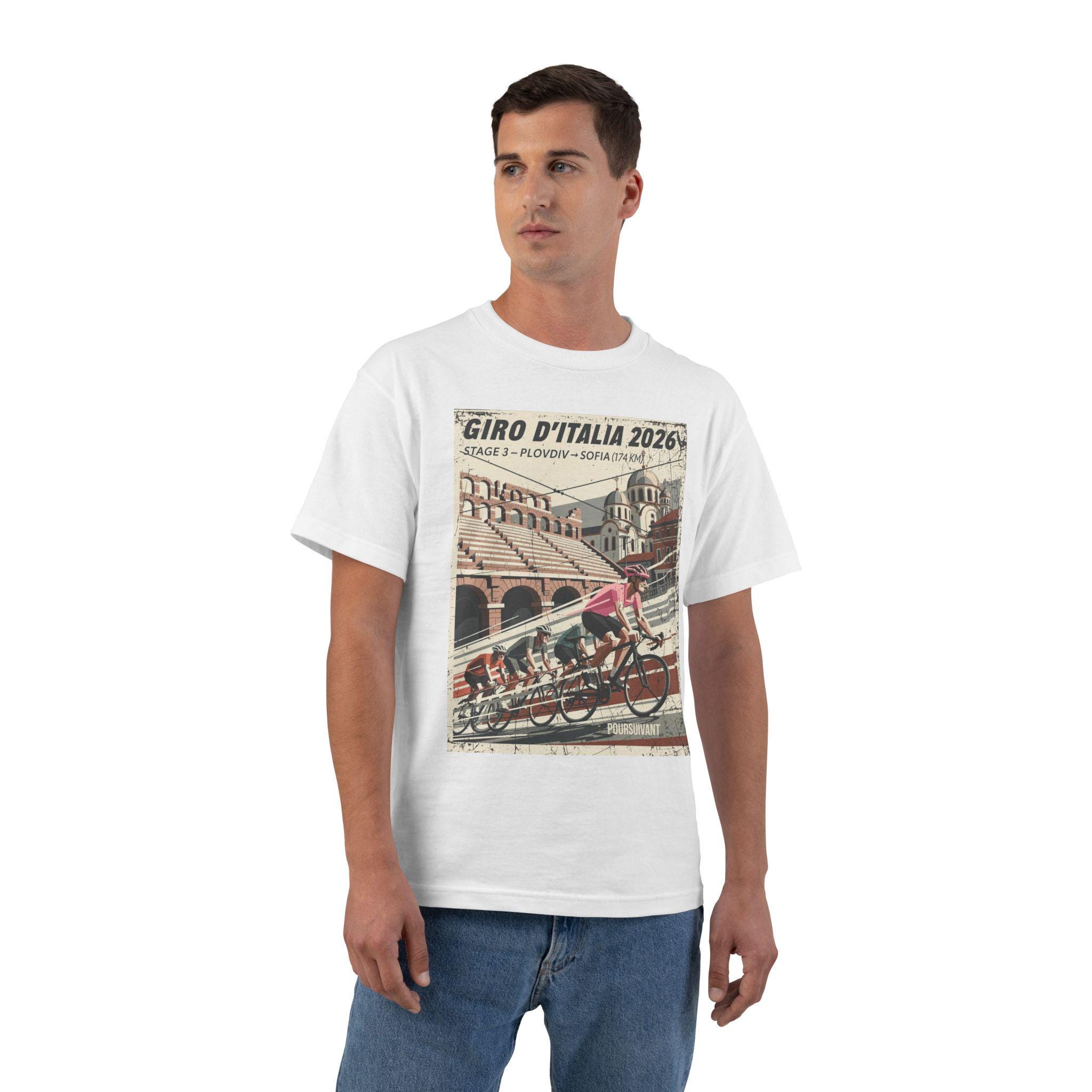 Giro D'italia 2026 Stage 3 Cyclists T-shirt | Plovdiv to Sofia