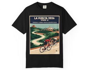 Stage 16 Cortegana to La Rábida Palos de la Frontera 186km Cycling Poster Tee