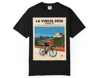 Stage 18 El Puerto de Santa María to Jerez de la Frontera 32.5km Cycling Tee  Poster