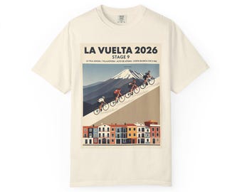Stage 9 La Vila Joiosa Villajoyosa to Alto de Aitana Costa Blanca 187.5km Cycling Tee