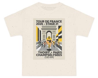 Stage 21 Thoiry to Paris Champs-Élysées 130km Cycling Tee