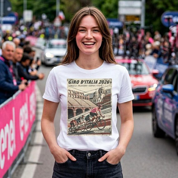 Giro D'italia 2026 Stage 3 Cyclists T-shirt | Plovdiv to Sofia