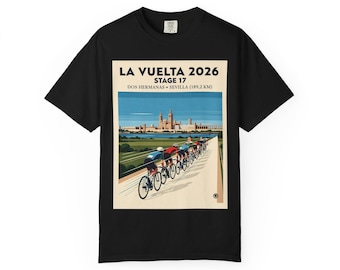 Stage 17 Dos Hermanas to Sevilla 189.2km Cycling  Poster Tee