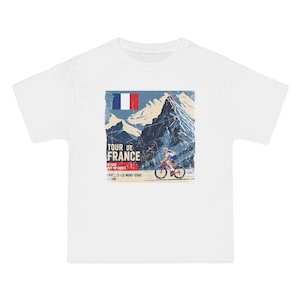 Vintage 2025 Tour de France T-Shirt, Bastille Day 2025,Cycling Shirt, Tour de France Merch, Sporty Tee, Outdoor Adventure Top,Hanes 5180