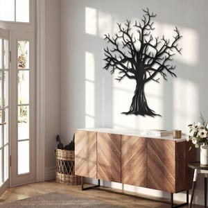 Décoration Arbre De Vie Décoration Murale Arbre De Vie Pet-Jos - Bois Doré Minimaliste 40 Cm - Idée Cadeau Naturel Décoration Murale Arbre De Vie Bois Doré 40cm Minimaliste