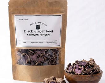 Black Ginger Root | Kaempferia Parviflora | Dried Herbal Root
