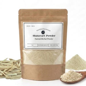 Shatavari Powder | Asparagus Racemosus | Natural Herbal Powder for DIY Use image 1