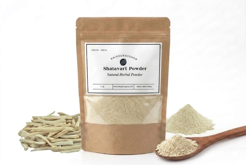 Shatavari Powder | Asparagus Racemosus | Natural Herbal Powder for DIY Use image 1
