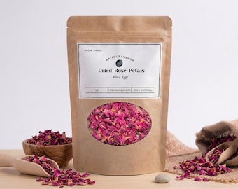Organic Dried Red Rose Petals – Ritual Herbs, Love Spells