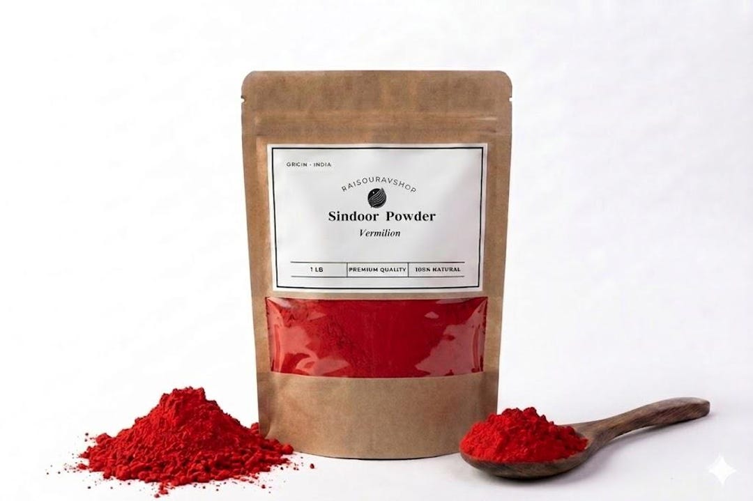 Vermilion Powder Sindoor Powder | Red Vermilion Powder | Tilak for Puja & Rituals - Etsy